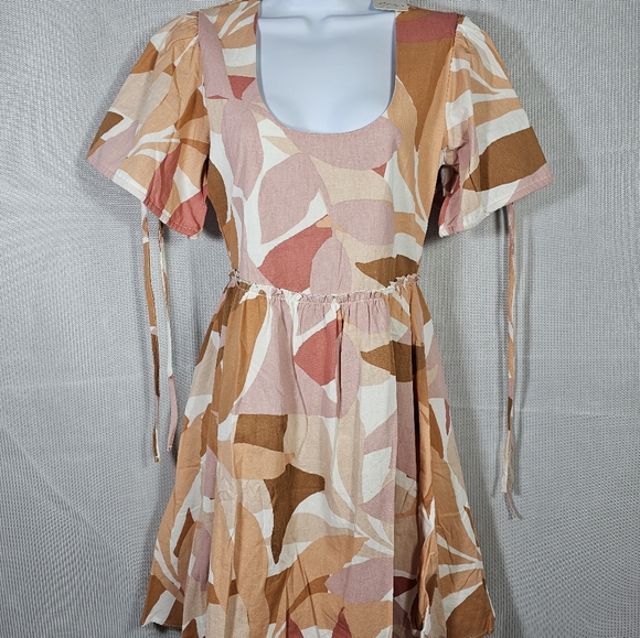 Free People Girl And The Sun Avery Mini Dress in Spice Leaf XS or MEDIUM - NWT - Picture 1 of 15